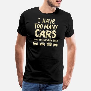 Bil BILGUTT: For mange biler - Premium T-skjorte for menn