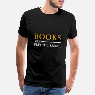 Cenne książki są cenne - Premium koszulka męska