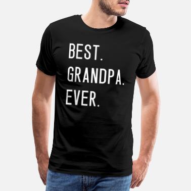 Beste Bestefar Beste bestefar noensinne Beste bestefar bestefar gave - Premium T-skjorte for menn