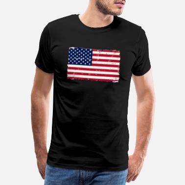 Usa USA Flagge - Usa&#39;s flag - Premium T-shirt mænd