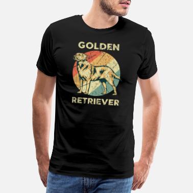 Golden Retriever Golden retriever - Premium koszulka męska