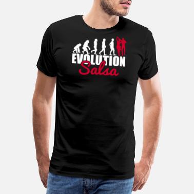 Salsa Evolution de la salsa - T-shirt premium Homme