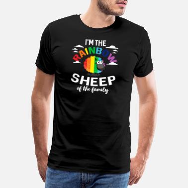 Lgbt I&#39;m the rainbow sheep of the family - Men&#39;s Premium T-Shirt