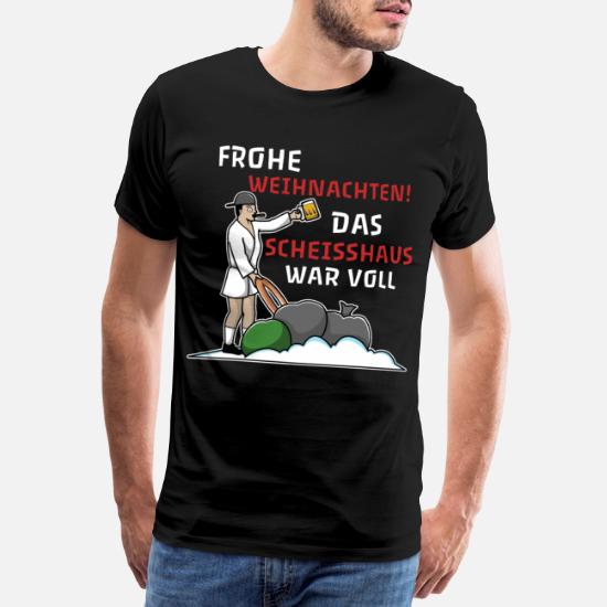 Spreadshirt Weihnachten Scheißhaus War Voll Ugly Christmas Männer T-Shirt 