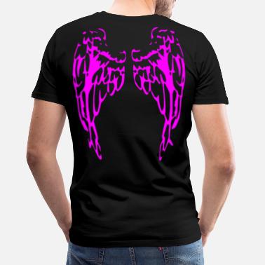 Anielskie Skrzydła 2 odrodzone Anielskie Skrzydła Anielskie Skrzydła Różowe - Premium koszulka męska