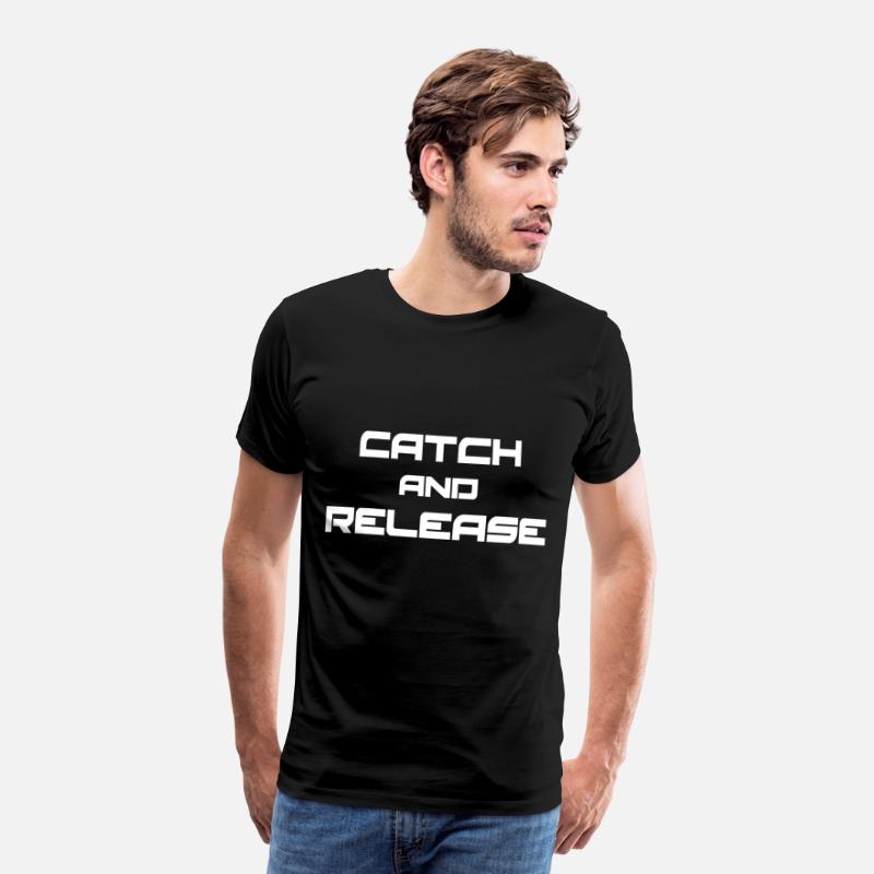 Geschenk für Karpfenangler Angler T-Shirt Karpfen Angler Catch and Release 