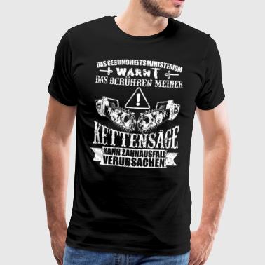 Mann mit motorsäge sucht frau mit wald t-shirt