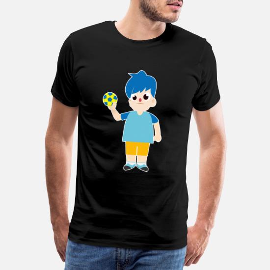 Niño de jugador de de dibujos animados con regalo de pelota' Camiseta premium hombre | Spreadshirt