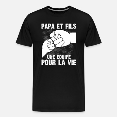 Premium-Papa & Petits Enfants Meilleurs Amis pour la vie Standard Unisexe T-Shirt 