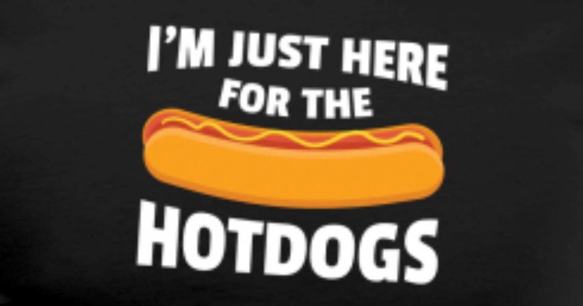 Sausage I´m Just Here For The Hot Dogs For Fast' Men's Premium T-Shirt |  Spreadshirt
