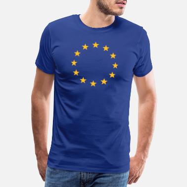 Europa EU, stjerne, europa, flagg, European Union, - Premium T-skjorte for menn