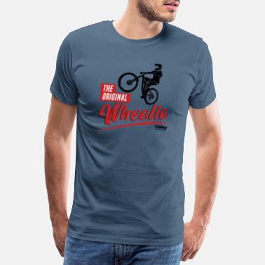 The Original Wheelie Print Mountainbike - Männer Premium T-Shirt