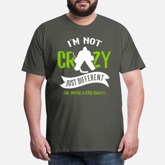 Spreadshirt Feldhockey I'm Not Crazy Männer Premium T-Shirt