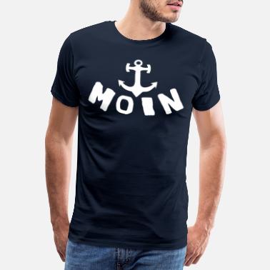 Anchor moin. white - Men&#39;s Premium T-Shirt