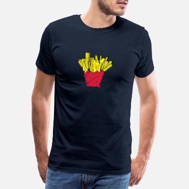 Frites frites - T-shirt premium Homme