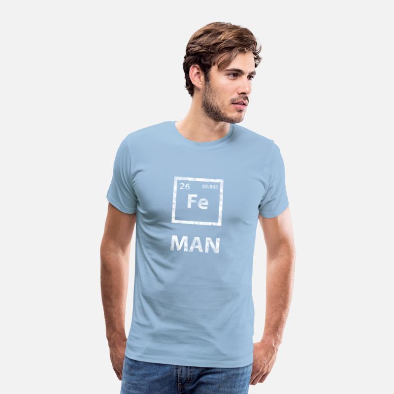 Drôle Nouveauté T-shirt homme tee tshirt-FE Iron Man périodique