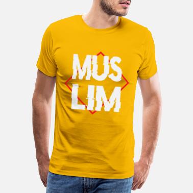 Muslimi muslimi - muslimi - muslimi teepaita - Miesten premium t-paita