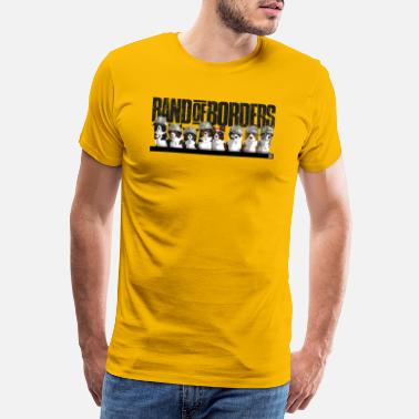 Band Band Of Borders - Neige - Noir - T-shirt premium Homme
