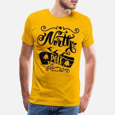 Pohjoisnapa Pohjoisnapa - Miesten premium t-paita