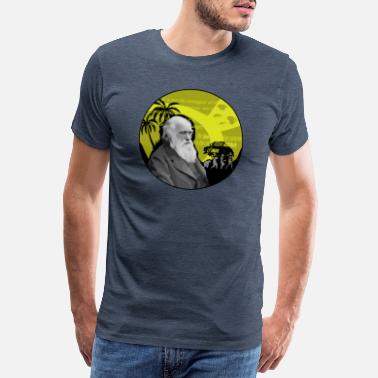 Darwin Charles Darwin - Premium T-skjorte for menn