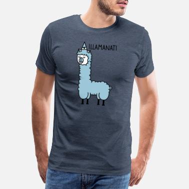 Roliga illamanati - Premium T-shirt herr