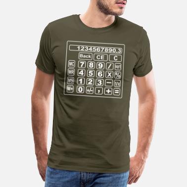 Kalkulator Kalkulator matematyczny - Premium koszulka męska