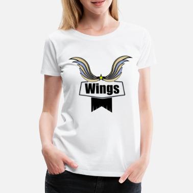 Wings Wings - Premium T-skjorte for kvinner