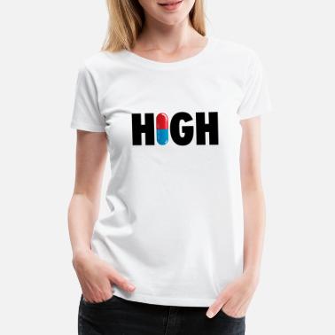 Ecstasy Cool High Party Club Drugs Pill Ecstasy XTC - Women&#39;s Premium T-Shirt