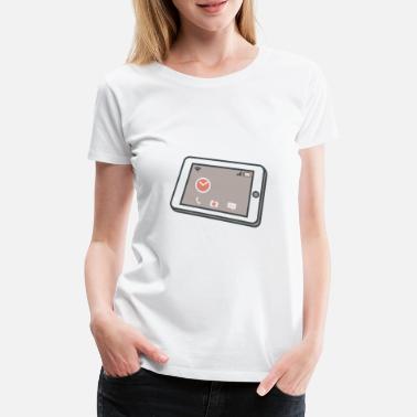 Tablett Tablett - Premium T-skjorte for kvinner