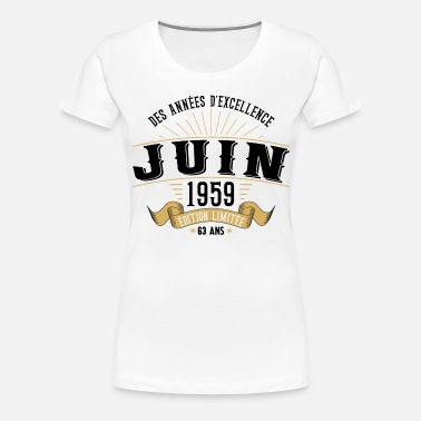 Classique 63e Anniversaire Idée De Cadeau Vintage 1959 T-Shirt