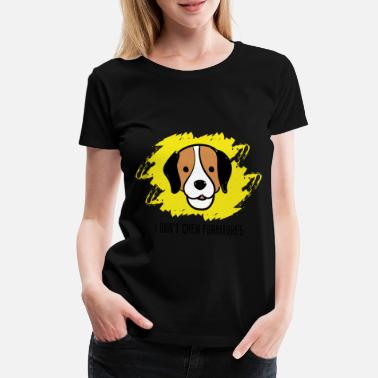 Mobilier Le Labrador mâche du mobilier - T-shirt premium Femme