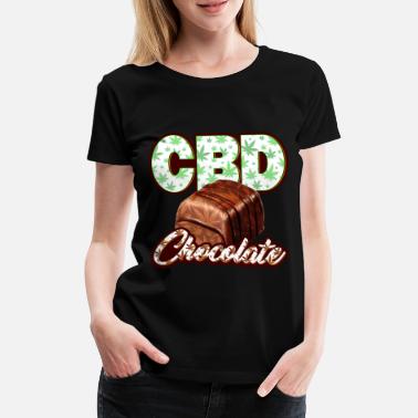 Sjokolade CBD sjokolade sjokolade - Premium T-skjorte for kvinner