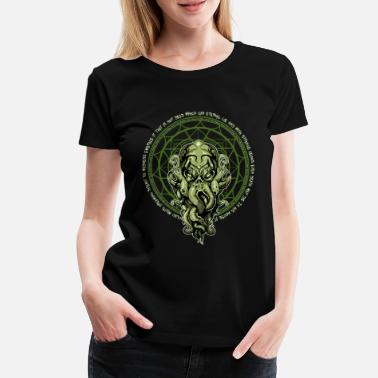 Hp Cthulhu HP Lovecraft - Naisten premium t-paita