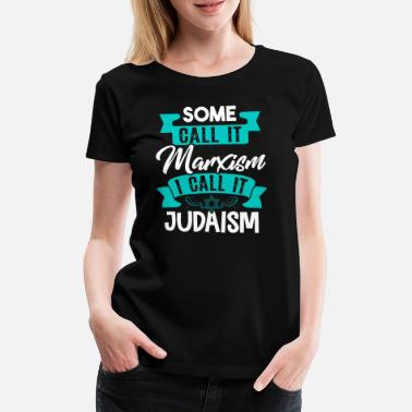 Menorah juutalaisuus - Naisten premium t-paita