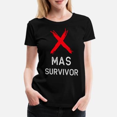 Xmas Xmas Selviytyjä - Naisten premium t-paita