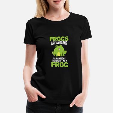 Frosk Gave til frosk Jeg er en frosk - Premium T-skjorte for kvinner