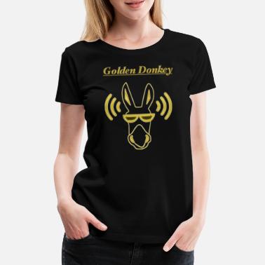 Złoty Krój pomysł na osiołek złoty prezent zabawny i fajny - Premium koszulka damska