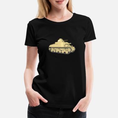 Kommandoen Sherman tank - Premium T-skjorte for kvinner