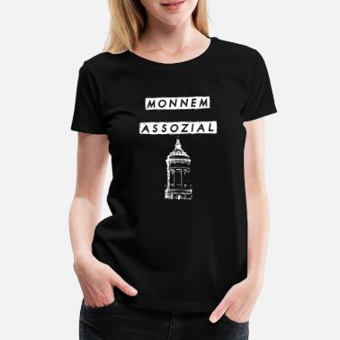 Assozial Monnem Assozial Wasserturm - Frauen Premium T-Shirt