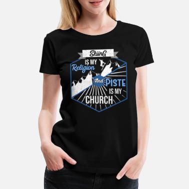 Skibakken Skibakken - Premium T-skjorte for kvinner