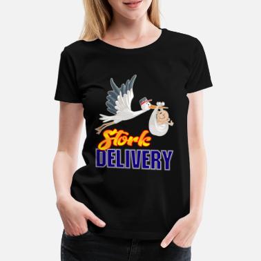Cigüeña cigüeña - Camiseta premium mujer
