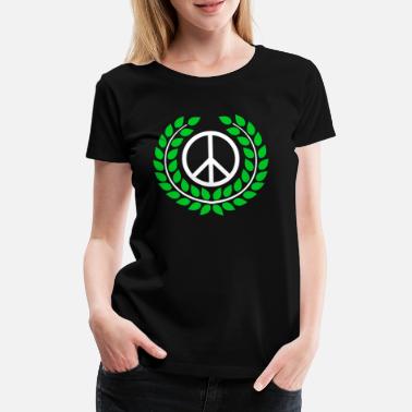 Fredens Tegn fredens tegn - Premium T-skjorte for kvinner