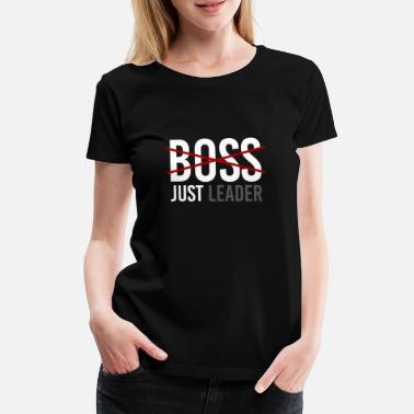 Lider Nie szef, tylko lider - Premium koszulka damska
