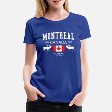 Montreal Montreal - Naisten premium t-paita