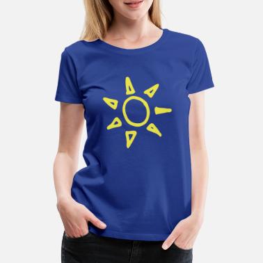 Glede Komisk sol sommer glede lys morsom gave - Premium T-skjorte for kvinner
