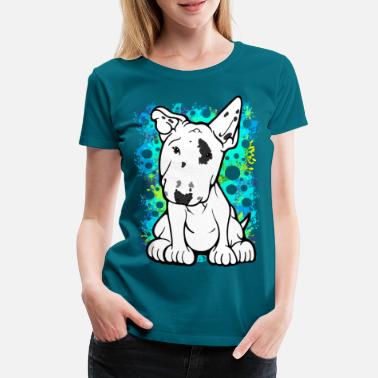 Patch Do Oczu Łatka do oczu Bull Terrier - Premium koszulka damska