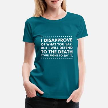 Ytringsfrihet Ytringsfrihet Ytringsfrihet Journalist - Premium T-skjorte for kvinner