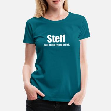 Steif Steif Penis - Frauen Premium T-Shirt