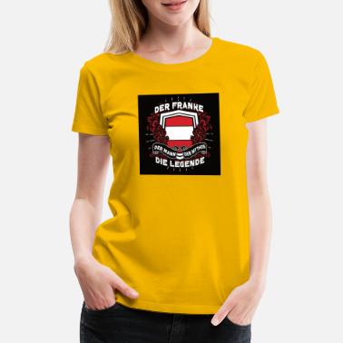 T-Shirt FRANKEN I LOVE Frankenshirt Franke Herz Design Fanshirt spruch dialekt 