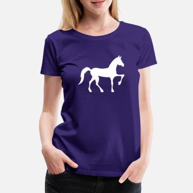 Dressage galloping horse - Women&#39;s Premium T-Shirt